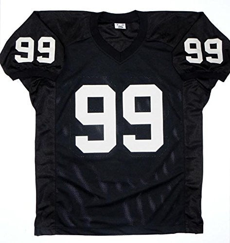 Warren Sapp Signed Black Custom Football Jersey (HOF Inscription)