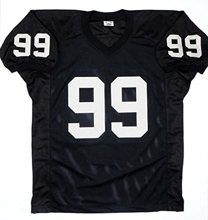Warren Sapp Signed Black Custom Football Jersey (HOF Inscription)