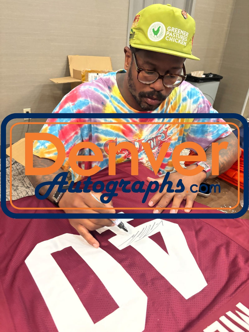 Von Miller Autographed College Style Red Jersey (Beckett Witnessed)