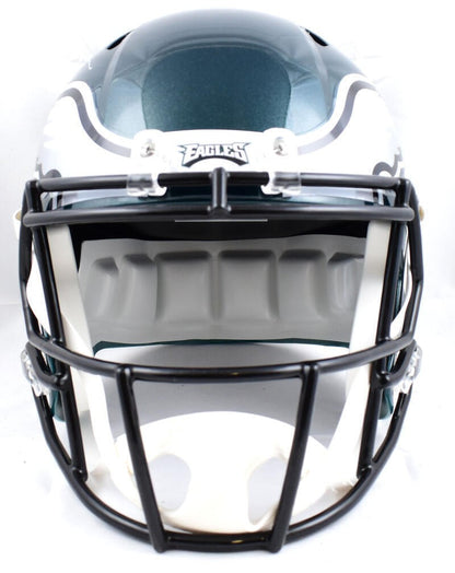 D'Andre Swift Signed Philadelphia Eagles Full Size Speed Helmet - White