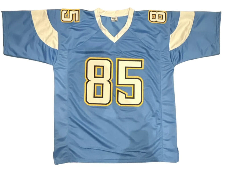 Antonio Gates Autographed San Diego Chargers Custom Jersey (Beckett BAS)