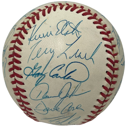 1988 New York Mets Team Signed National League Baseball JSA LOA
