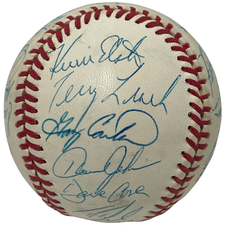 1988 New York Mets Team Signed National League Baseball JSA LOA