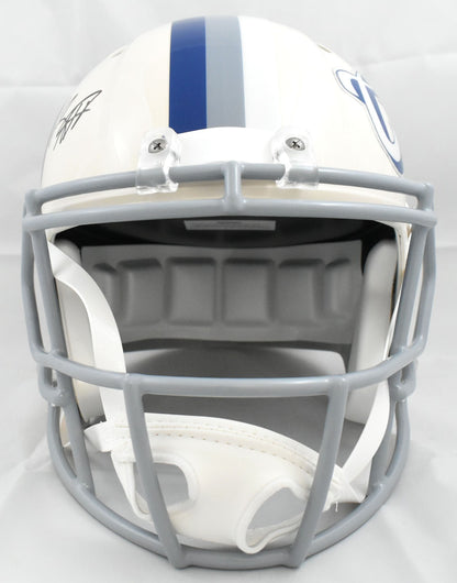 Keenan Allen Autographed Indianapolis Colts Full Size Retro Speed Helmet