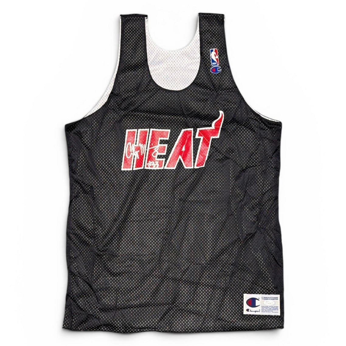 Alonzo Mourning Signed Miami Heat Jersey