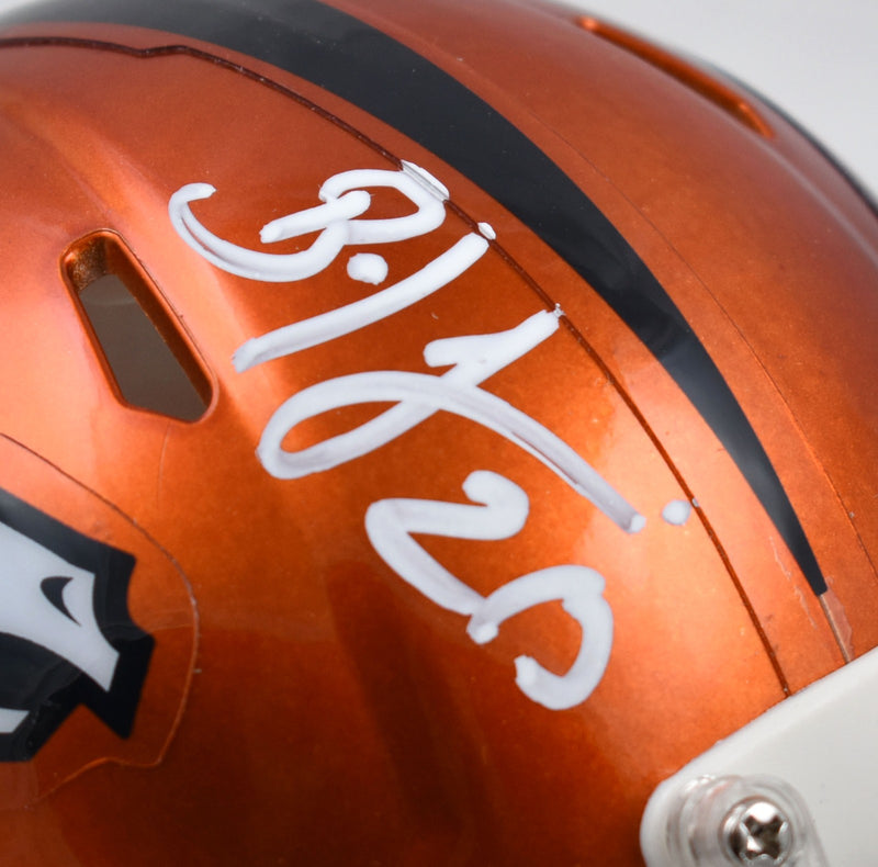 Brian Dawkins Signed Denver Broncos Flash Speed Mini Helmet