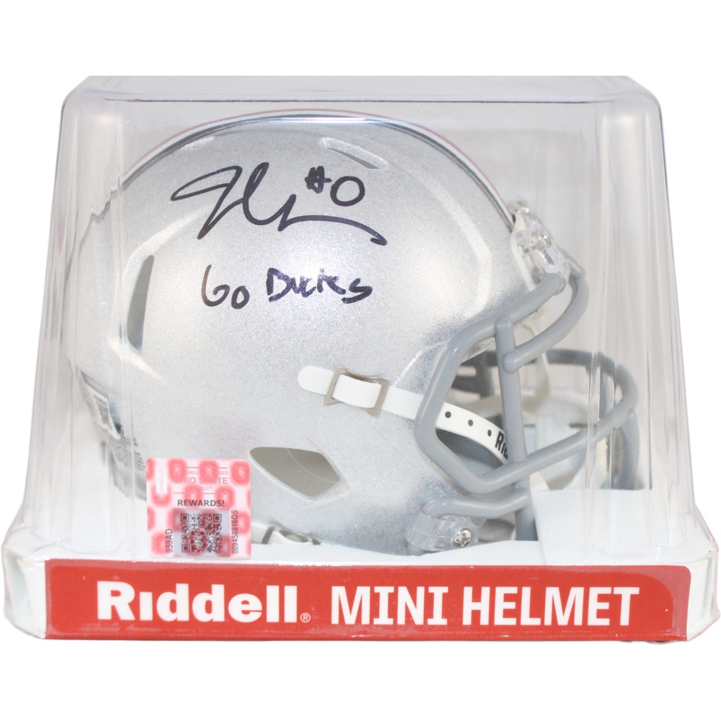 Jonathon Cooper Autographed Ohio State Buckeyes Mini Helmet