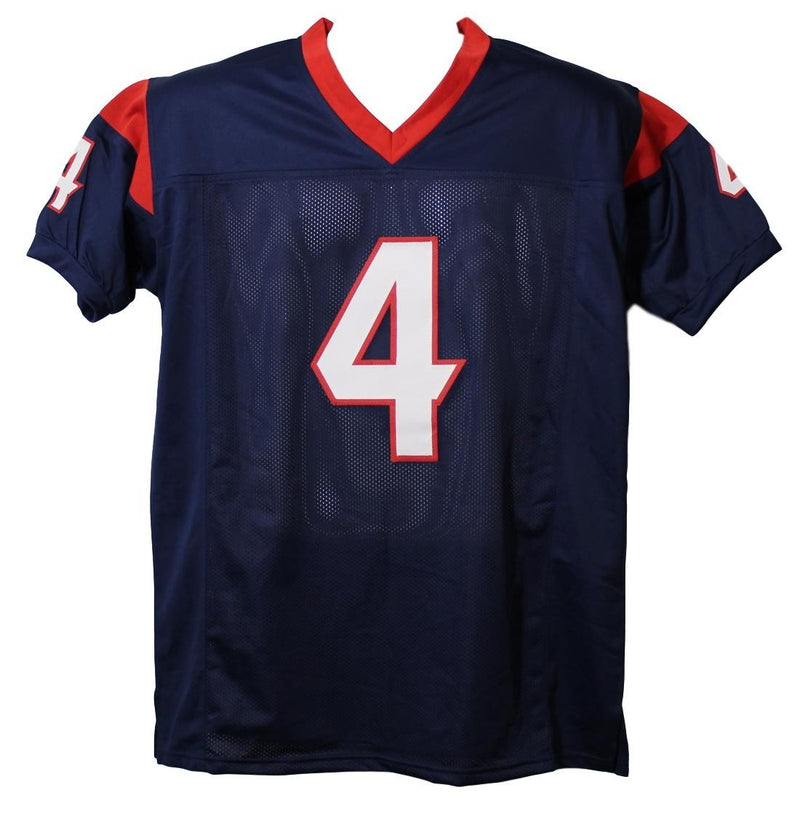 Deshaun Watson Autographed Houston Texans Custom Jersey XL