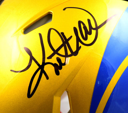 Kurt Warner Autographed St. Louis Rams Flash Full Size Authentic Helmet