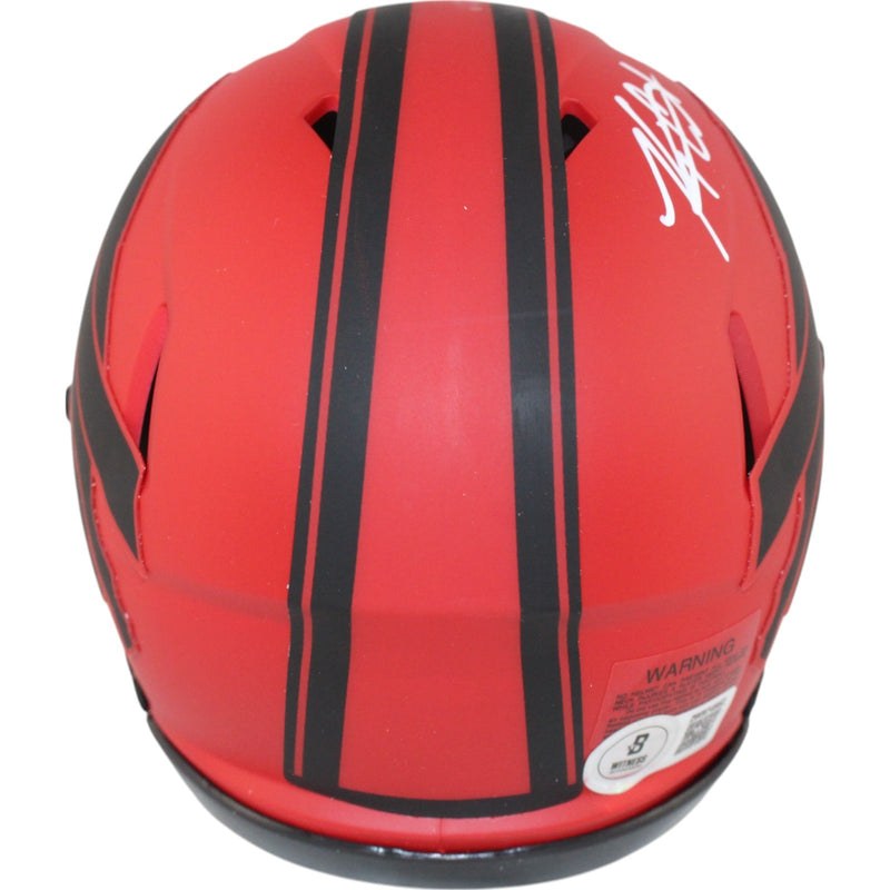 Keon Coleman Buffalo Bills Autographed Rave Mini Helmet