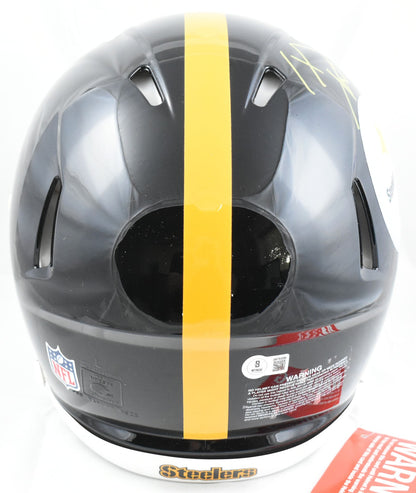 T.J. Watt Signed Pittsburgh Steelers Full Size Speed Authentic Helmet