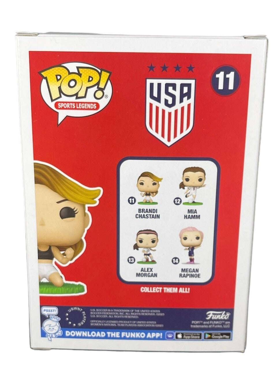 Brandi Chastain Autographed USA Soccer Funko Pop #99 (Beckett COA)