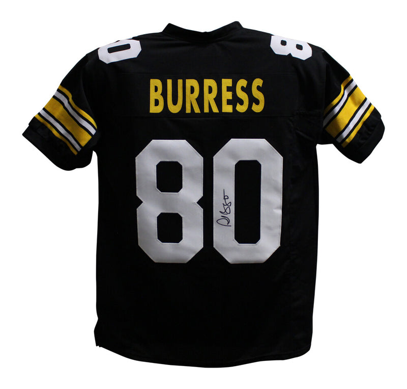 Plaxico Burress Signed Pittsburgh Steelers Custom Football Jersey