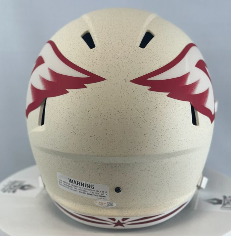 Jacoby Brissett Signed Arizona Cardinals Rivalries Replica Helmet