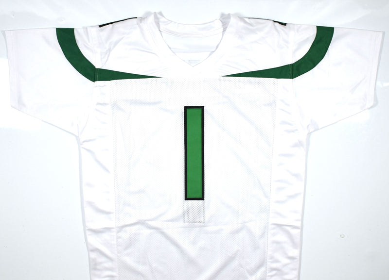 Ahmad Sauce Gardner Signed New York Jets White Custom Jersey