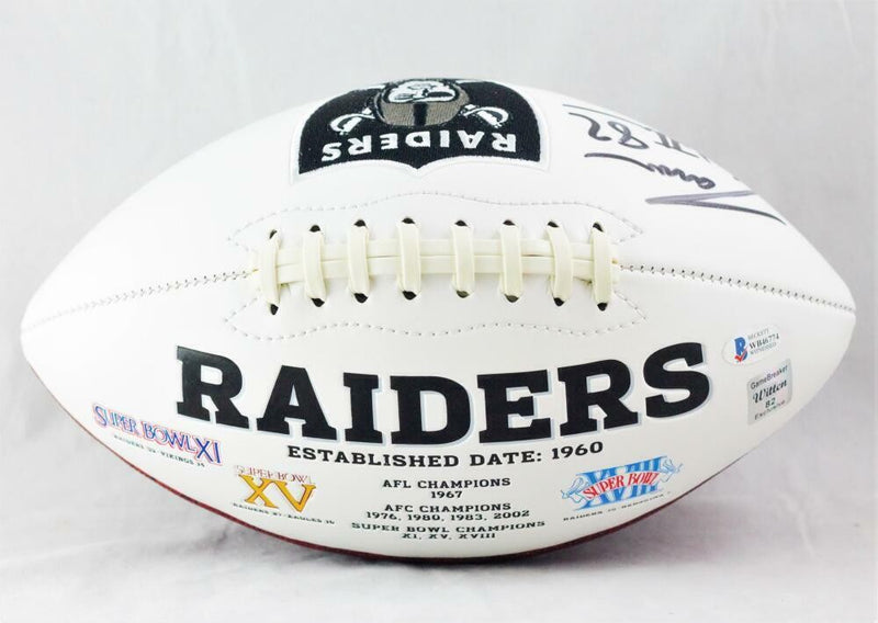 Jason Witten Autographed Las Vegas Raiders Logo Football