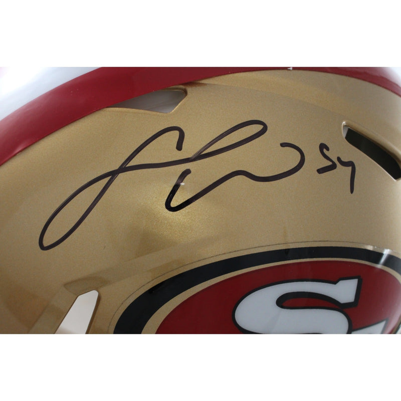 Fred Warner Autographed San Francisco 49ers Full Size Authentic Helmet