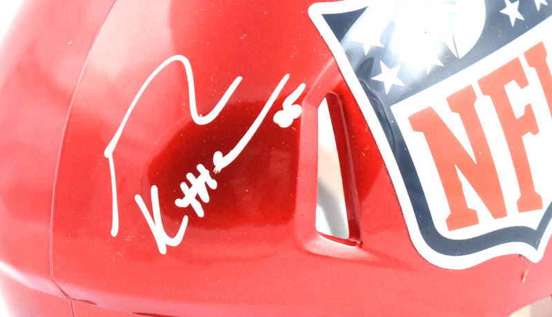 Sam LaPorta & George Kittle Signed Flash Speed Mini Helmet