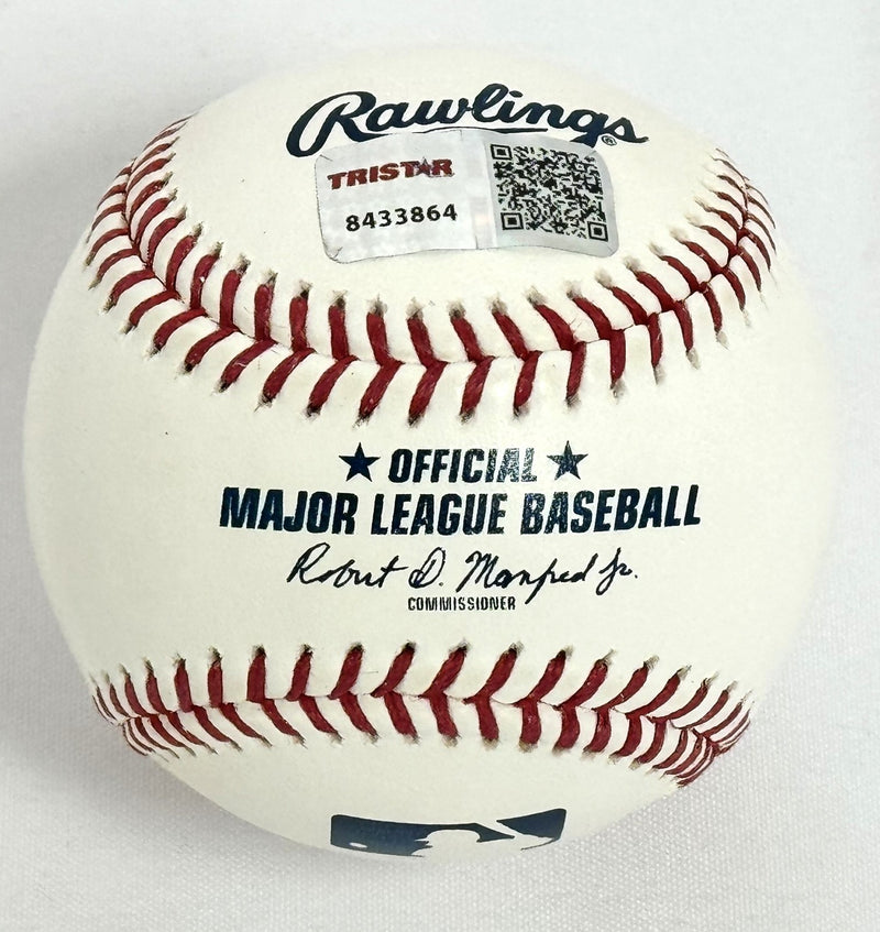 Brice Matthews Autographed Rawlings Official Major League Baseball