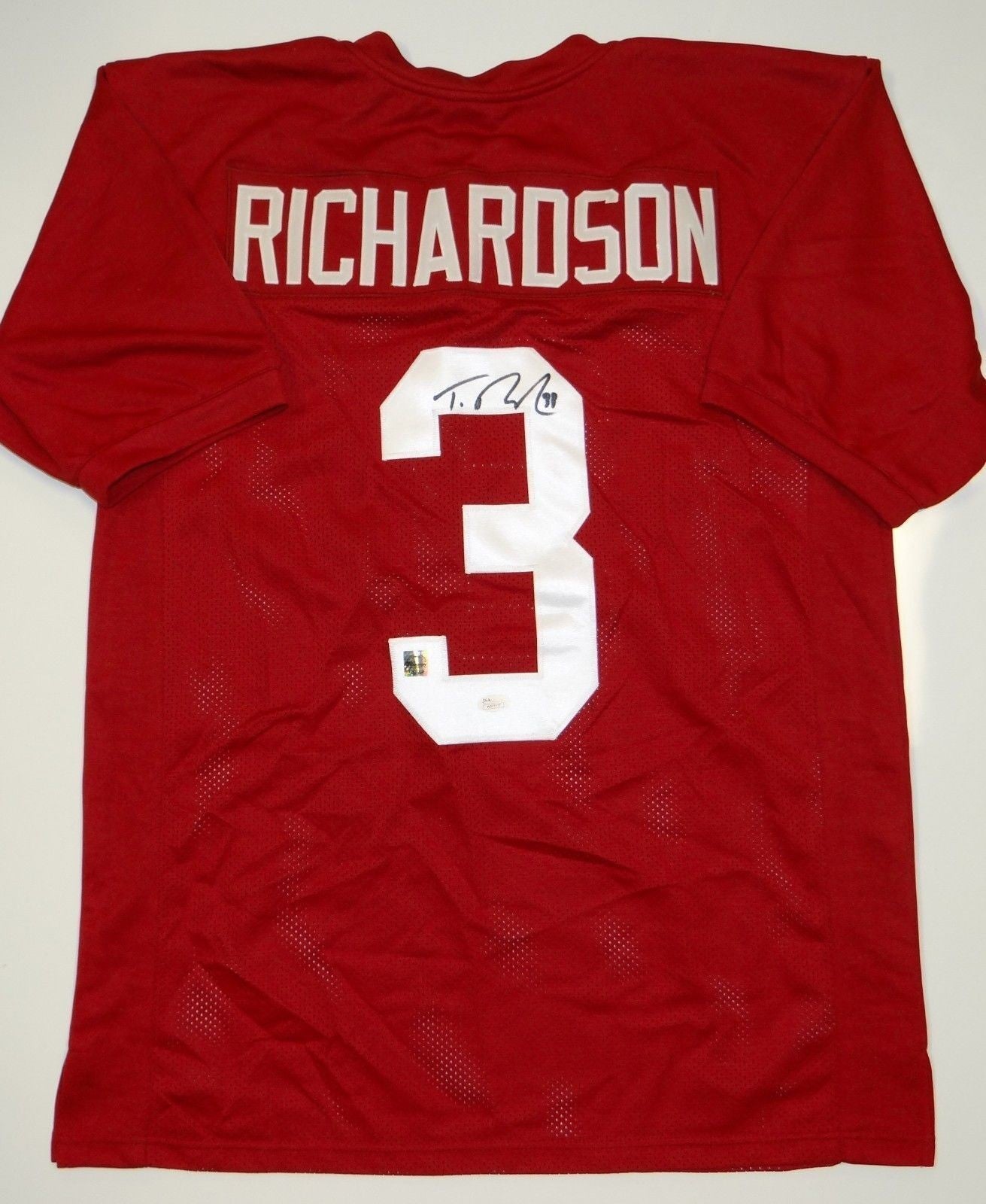 Trent Richardson Signed Maroon Custom Jersey