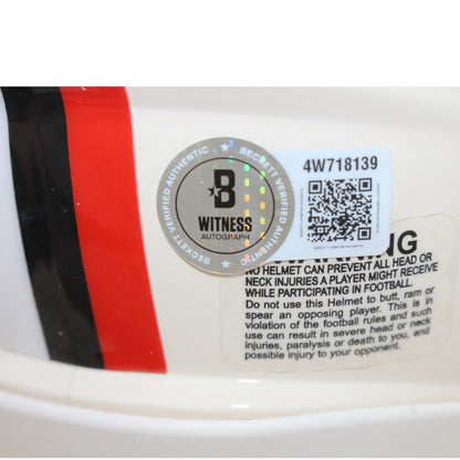 Julio Jones Autographed Atlanta Falcons Retro Mini Helmet