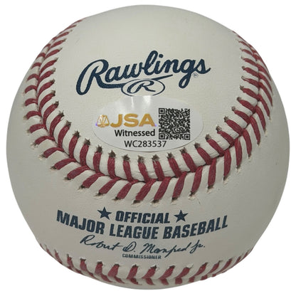 Lee Smith Signed Rawlings Official MLB Baseball HOF 2019 JSA Witness