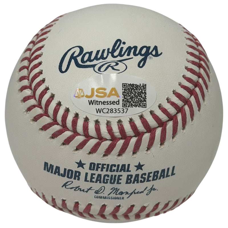 Lee Smith Signed Rawlings Official MLB Baseball HOF 2019 JSA Witness