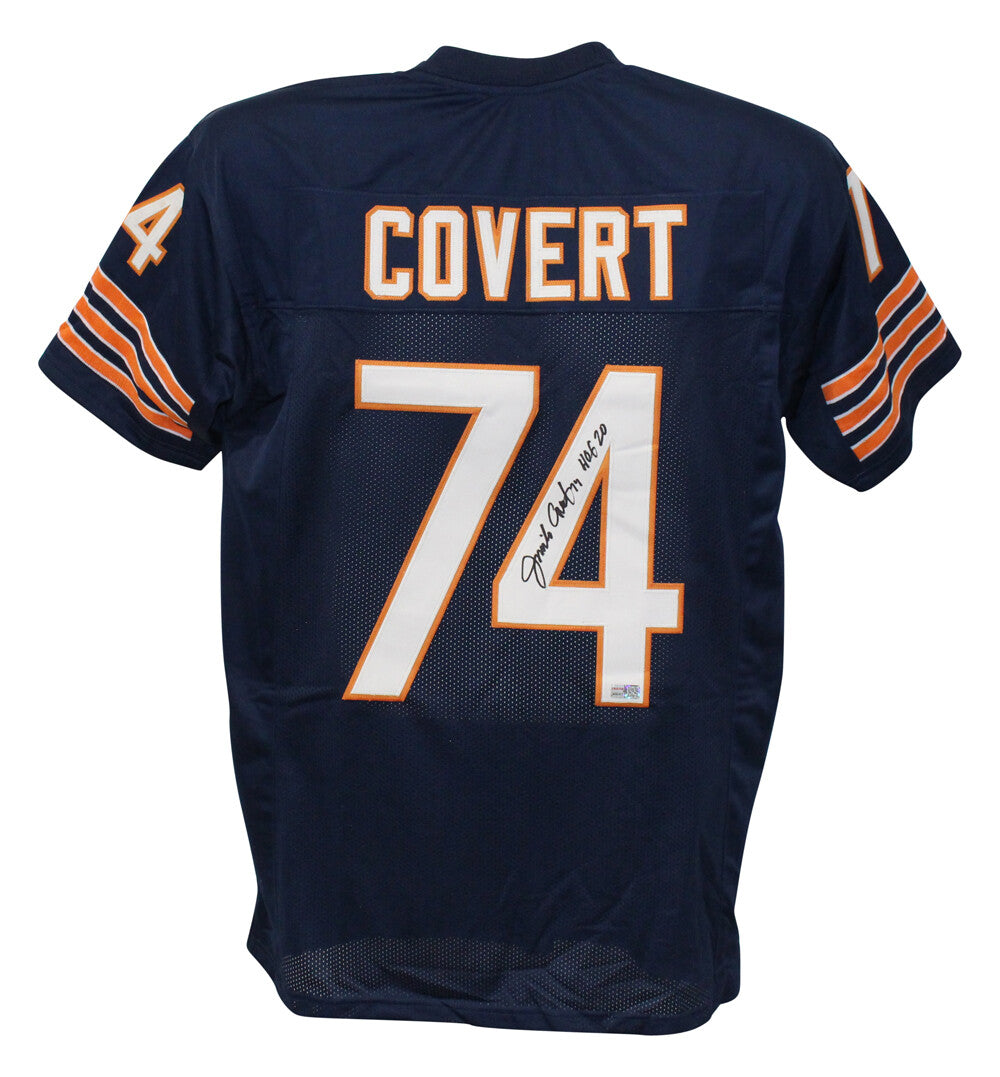 Jimbo Covert Signed Chicago Bears Custom Jersey (HOF Inscription)