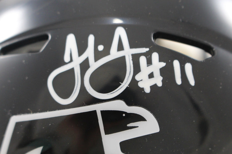 Julio Jones Autographed Atlanta Falcons Throwback Mini Helmet