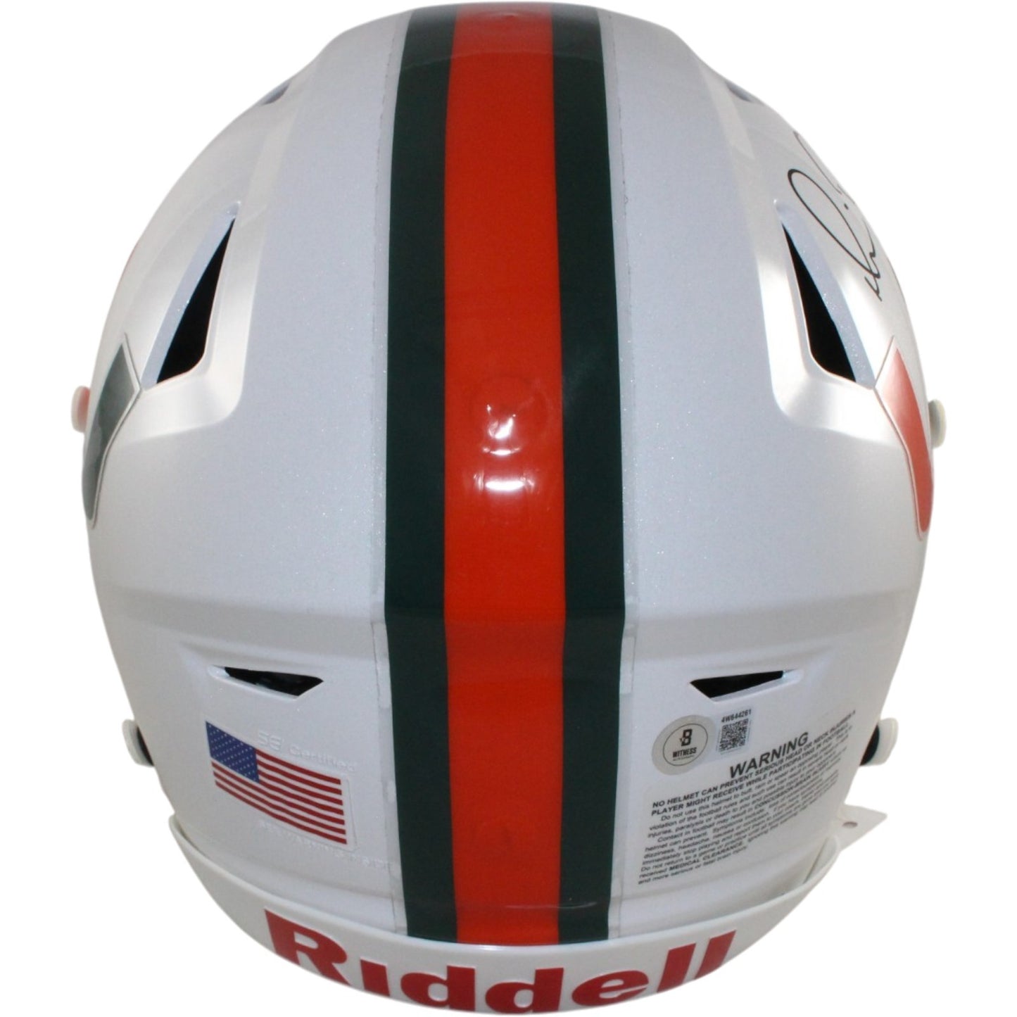 Michael Irvin Autographed Miami Hurricanes SpeedFlex Helmet