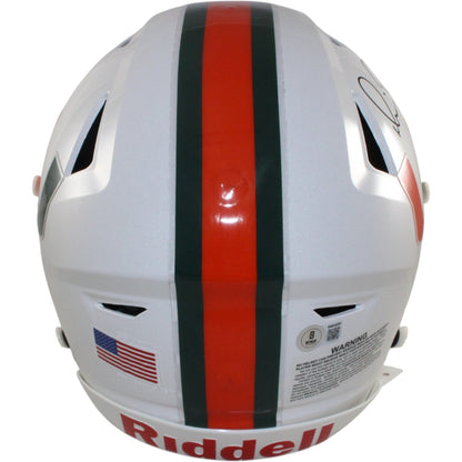 Michael Irvin Autographed Miami Hurricanes SpeedFlex Helmet