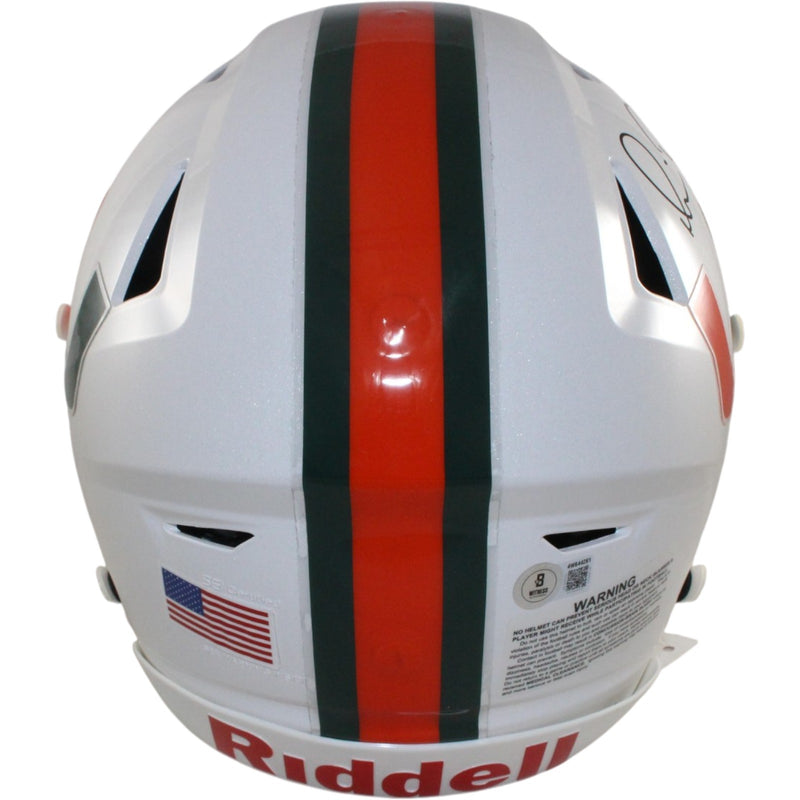 Michael Irvin Autographed Miami Hurricanes SpeedFlex Helmet