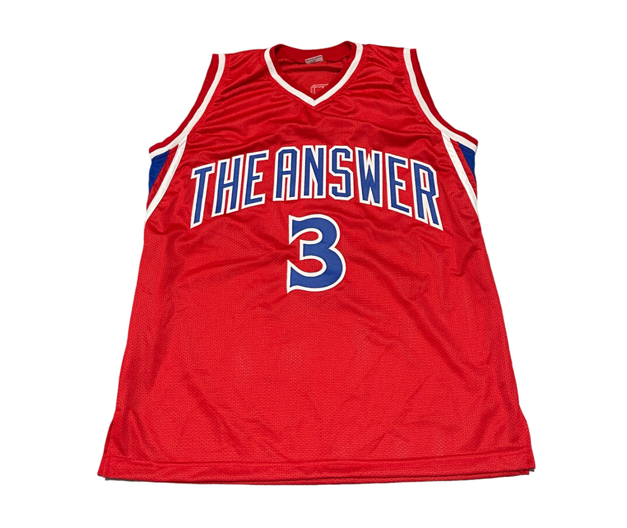 Allen Iverson Signed "The Answer" Philadelphia 76ers Custom Jersey (JSA)