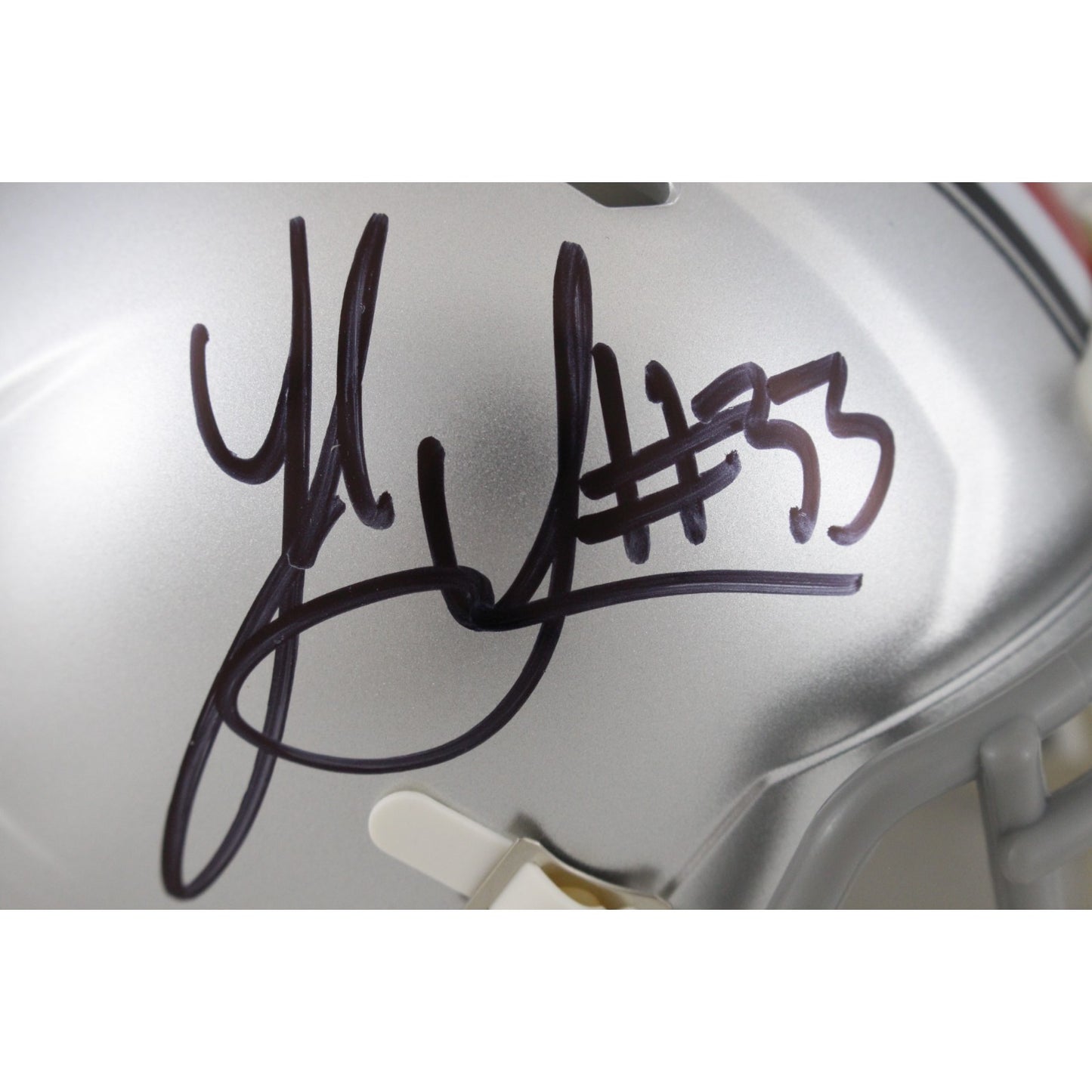 Jack Sawyer Ohio State Buckeyes Autographed Speed Mini Helmet