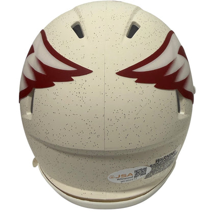 Jacoby Brissett Signed Arizona Cardinals Rivalries Mini Helmet