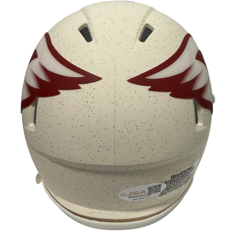 Jacoby Brissett Signed Arizona Cardinals Rivalries Mini Helmet