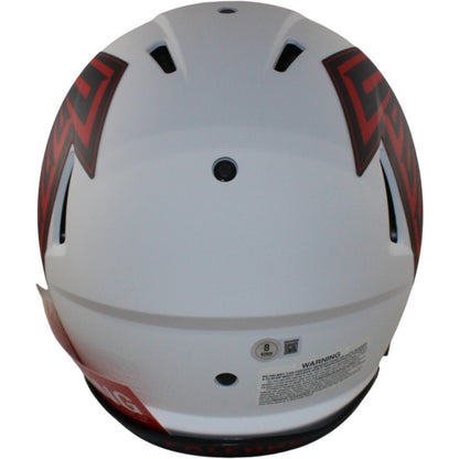 Michael Penix Atlanta Falcons Autographed Full Size Authentic Lunar Helmet