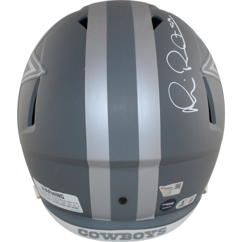 Troy Aikman, Emmitt Smith & Michael Irvin Dallas Cowboys Slate Full Size Helmet