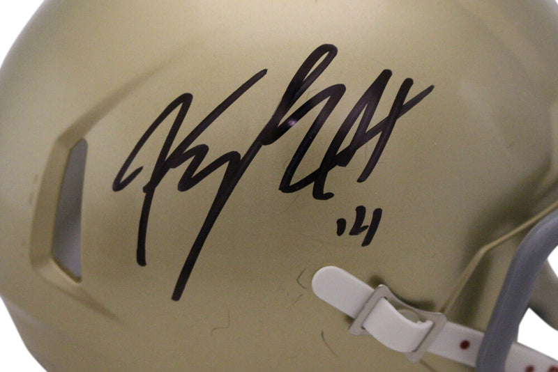Kyle Hamilton Autographed Notre Dame Fighting Irish Mini Helmet