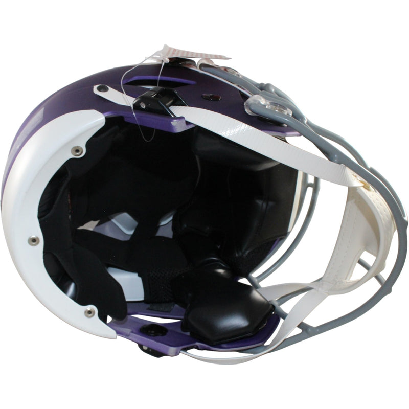 Justin Jefferson Signed Minnesota Vikings SpeedFlex Authentic Tribute Helmet