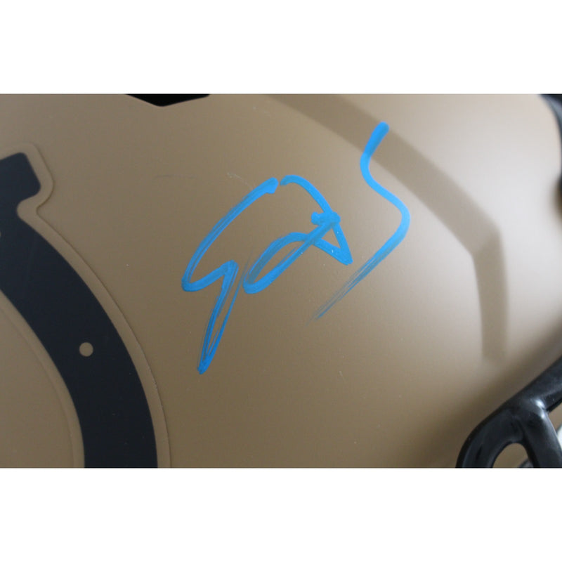 Edgerrin James Indianapolis Colts Authentic Salute to Service Helmet