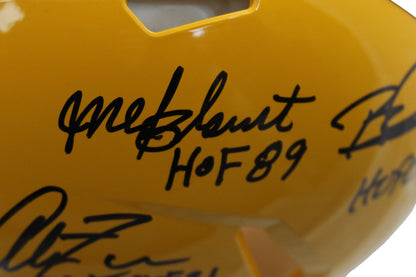 Franco Harris & Terry Bradshaw Multi-Signed Steelers HOF Full Size Helmet