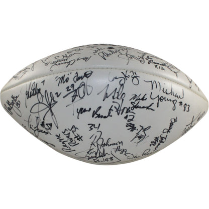 John Elway & Joe Namath Signed Denver Broncos 1991 Team Multi-Signed Football