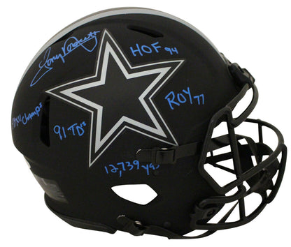 Tony Dorsett Autographed Dallas Cowboys Authentic Eclipse Full Size Helmet