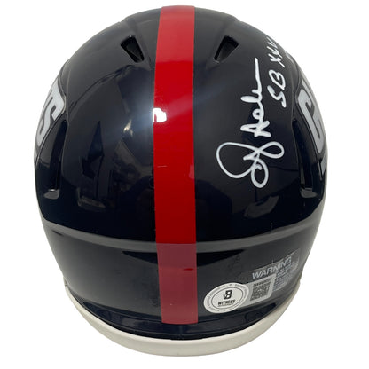 Ottis Anderson Signed New York Giants Throwback Mini Helmet SB XXV MVP BAS