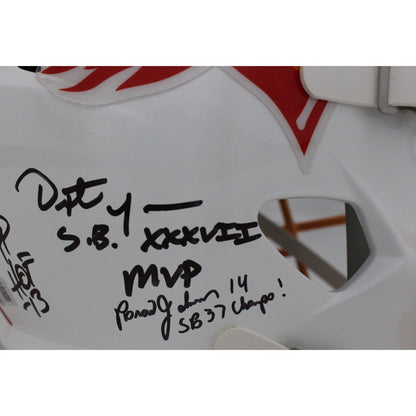 Warren Sapp, Derrick Brooks & Buccaneers Legends Signed Full Size Helmet