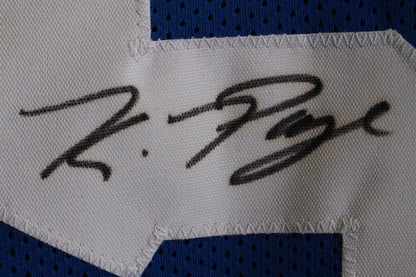 Kwity Paye Signed Blue Custom Pro Style Football Jersey Beckett