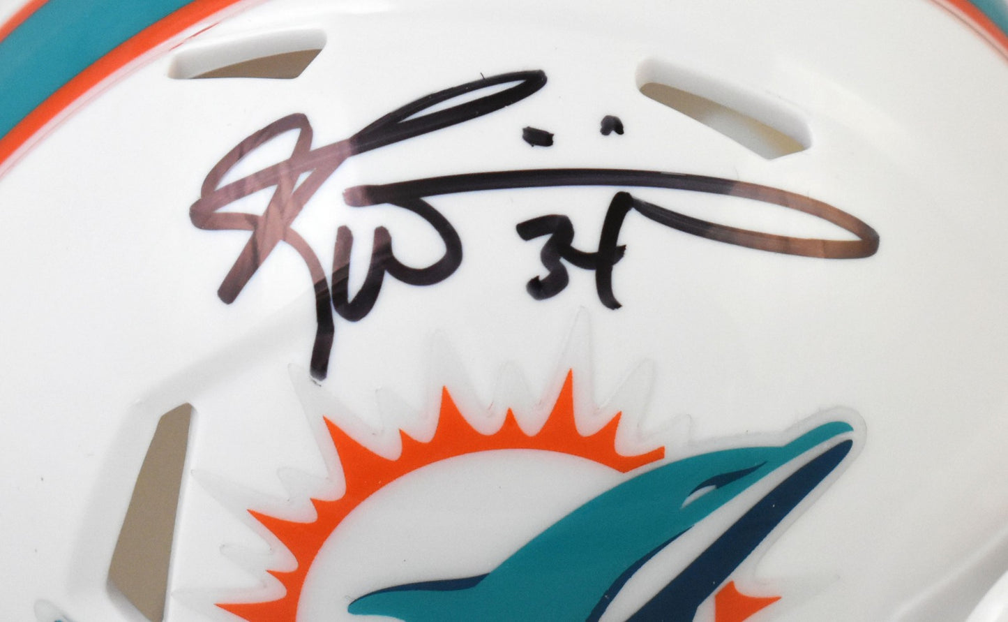 Ricky Williams Signed Miami Dolphins Speed Mini Helmet