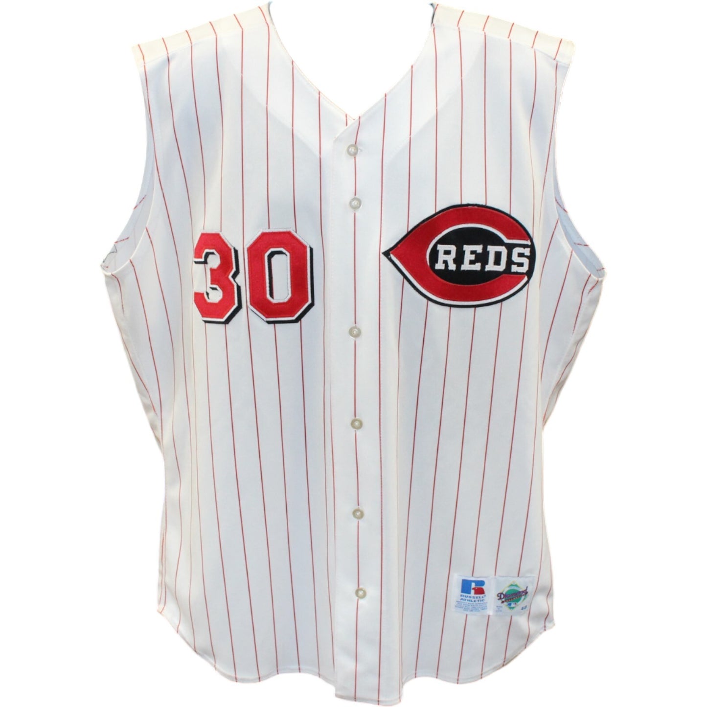 Ken Griffey Jr. Signed Cincinnati Reds Russell Athletic Sleeveless Jersey
