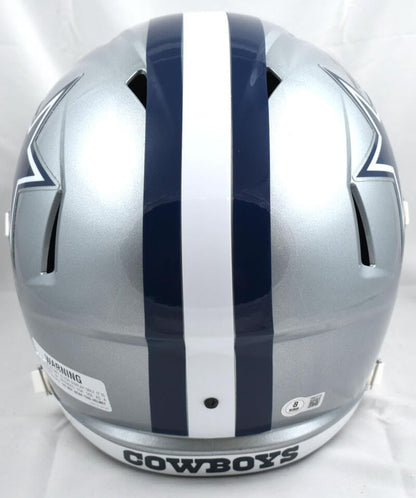 DaRon Bland Autographed Dallas Cowboys Full Size Speed Helmet - Black